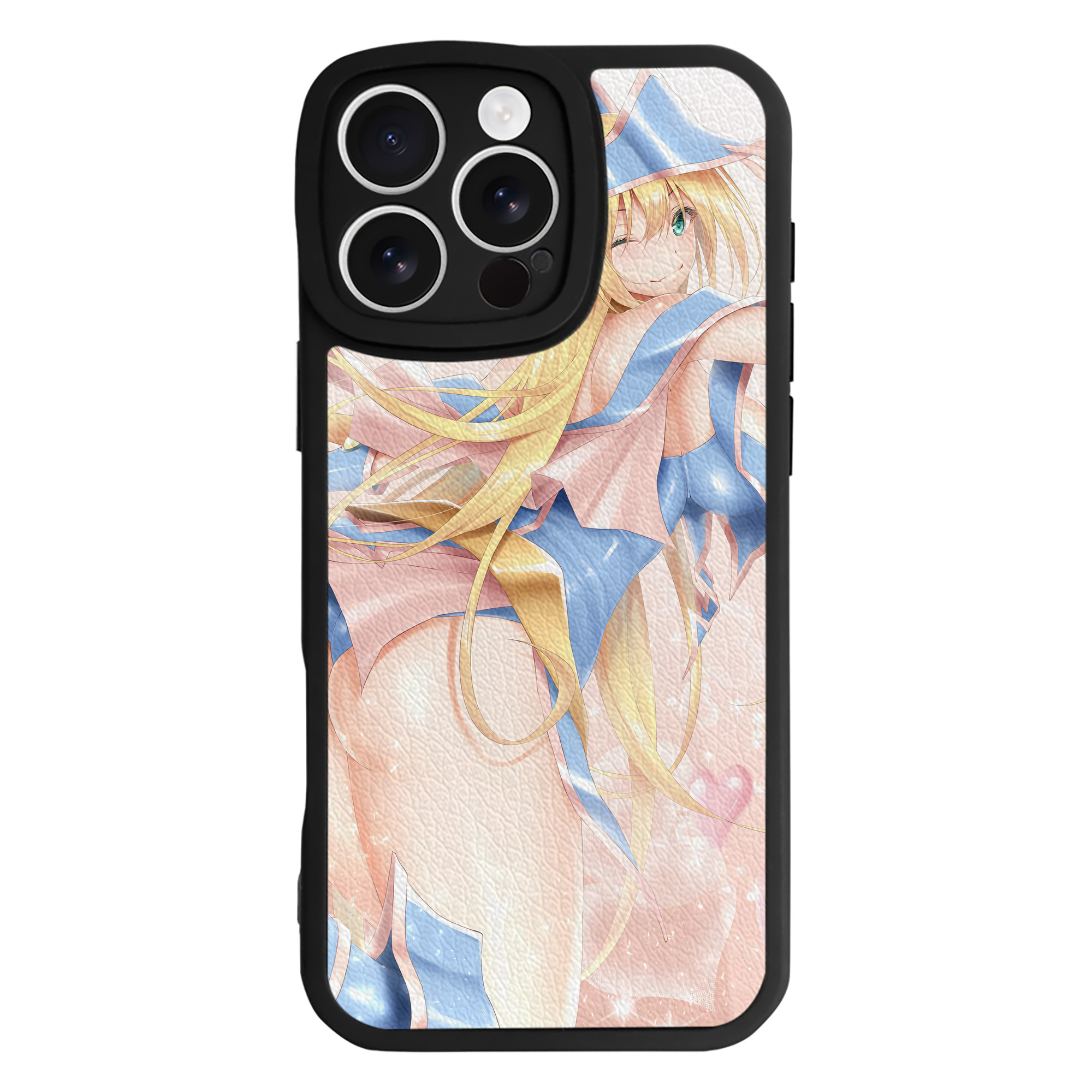 （画像用） 遊☆戯☆王 Yu-Gi-Oh! 【iPhone 16シリーズ対応】シリコンスマホケース（レザー調） 材質：シリコン